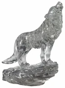 HCM Kinzel 3D Crystal puzzle Vlk 37 ks