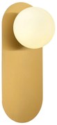 Toolight Toolight, nástenné svietidlo 30x12cm, 1xG9, APP1587-1W, zlatá-biela, OSW-04123