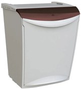 Denox Ekosystem odpadkový kôš na triedený odpad 25 l, hnedý - bioodpad