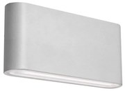 LED2 - LED Vonkajšie nástenné svietidlo FLAT 2xLED/5W/230V IP65