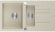 Mexen Matias - drez granitový 90,0x50,5cm, 1,5-komorový, béžová, 6502901505-69