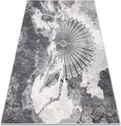 Koberec ALLURE 5715 svetlosivý / biely