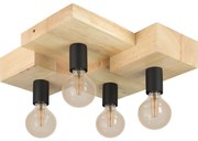 Eglo 43798 - Stropné svietidlo HALKIN 4xE27/40W/230V