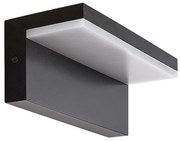 Rabalux 77092 - LED Vonkajšie nástenné svietidlo ZARAGOZA LED/10W/230V IP54 čierna