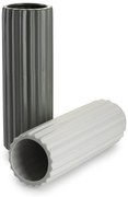 Keramická váza Kaze Grey 10x32 cm