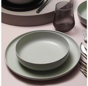 Jedálenská súprava 18 ks zelená/porcelán