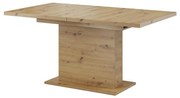 Rozkladací jedálenský stôl STRAP dub artisan
