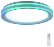 Leuchten Direkt 15154-16-LED RGB Stmievateľné stropné svietidlo EDGING 39W/230V+DO W2822