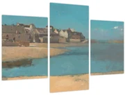 Obraz - Odilon Redon, Village by the Sea in Brittany, reprodukcia (90x60 cm)