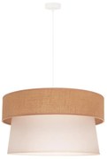 Duolla - Luster na lanku ETNIC 1xE27/40W/230V pr. 45 cm krémová/béžová