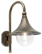 Inteligentné vonkajšie nástenné svietidlo staroružové IP44 vrátane WiFi A60 - Daphne