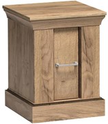 Nočný stolík Antica A-7 kraft zlatá