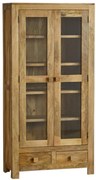furniture-nabytek.cz - Vitrína masív z dreva manga 100x180x45