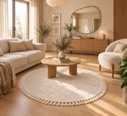 Koberec Berber 6803 IVORY-K rozmery koberec: 133x133 cm