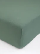 Jersey plachta s elastanom Deluxe 90 × 200 cm – olivová