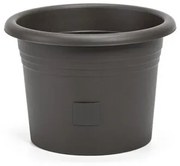 Plastia Samozavlažovací kvetináč Narza pr. 50cm, antracit, pr. 50 cm