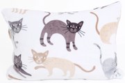 Obliečka na vankúš mikroplyš Exclusive 50 × 70 cm - Mačičky