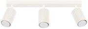 Krémovobiele bodové svietidlo 6,5x45 cm Gleam – Sollux