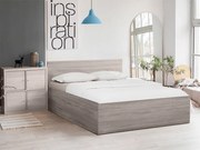 Posteľ SOFIA 160 x 200 cm, dub hľuzovka Rošt: S lamelovým roštom, Matrac: Bez matraca
