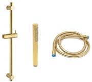 Sprchový set SAT Dark brúsené zlato SATBSSTDABZSET