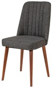 Jedálenská stolička Vina Anthracite and Walnut