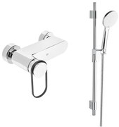 Sprchová batéria SAT Fusion so sprchovacím setom 150 mm chróm SATBSFU268KPCSET