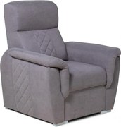 Kreslo Boston, sivá (Soro 90)