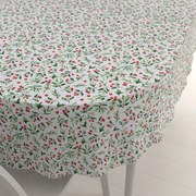 Biante Teflónový oválny obrus TF-111 Jarabiny na bielom 50x100 cm