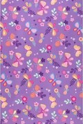 Koberec Motýlci 100x150 cm, fialový%