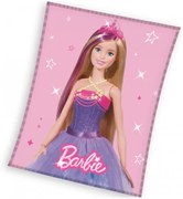 Veľká coral fleece deka Barbie Princezná - gramáž 240 g/m² - 150 x 200 cm