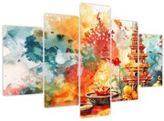 Obraz - Akvarelové ilustrácie (150x105 cm)