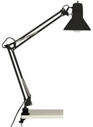 Brilliant - Stolná lampa s klipom HOBBY 1xE27/40W/230V čierna