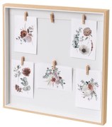 Rámček na stenu v prírodnej farbe 43x43 cm – Casa Selección