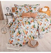 Vianočné bavlnené obliečky Carol EMI, Štandardný set jednolôžko obsahuje 1x 140x200 + 1x 70x90