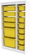Organizér na hračky Dremonka 6 (žltá + biela). Akcia -22%. Vlastná spoľahlivá doprava až k Vám domov. 1124304