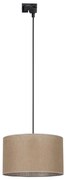 Luster na lanku do lištového systému TRACER 1xE27/15W/230V pr. 38 cm čierna/hnedá