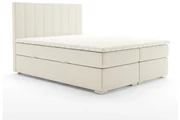 Manželská posteľ Boxspring 180 cm Pugno (smotanová) (s úložným priestorom). Akcia -20%. Vlastná spoľahlivá doprava až k Vám domov. 1020349