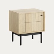 Nočný stolík JAPANDI Artea oak 012364