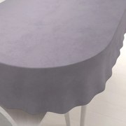 Biante Zamatový oválny obrus Velvet Prémium SVP-013 Sivý 100x140 cm