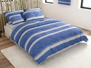 Obliečky z Renforcé bavlny BLUE LINE modré Rozmer obliečky: 70 x 90 cm | 140 x 200 cm