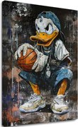 Obraz LeBron Duck na plátne | Maľovaná štruktúra