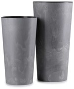 Súprava 2 kvetináčov URBANIKA sivý betón