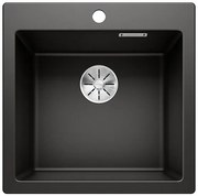 Blanco Pleon 5, silgranitový drez 515x510x220 mm, 1-komorový, čierna, BLA-525951
