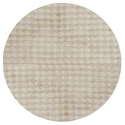 Béžový umývateľný okrúhly koberec ø 80 cm Bubble Cream – Mila Home