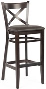 XTON 04 SG UP AMERICAN WALNUT DREVENÁ BAROVÁ STOLIČKA S PODSEDÁKOM brown