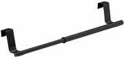 Wenko Nastaviteľný nerezový držiak na utierky 36-60 cm, čierna, M