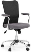 Kancelárske kreslo Andy Šedá/čierna