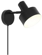 Nordlux - Nástenné svietidlo MATIS 1xE27/15W/230V čierna