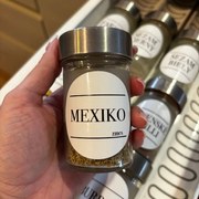 PIPPER. Nálepky na koreničky - Mexický balíček "Sabor Mexicano" Veľkosť: 5,3 cm