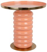 Kovový okrúhly odkladací stolík ø 41 cm Ruby – Leitmotiv